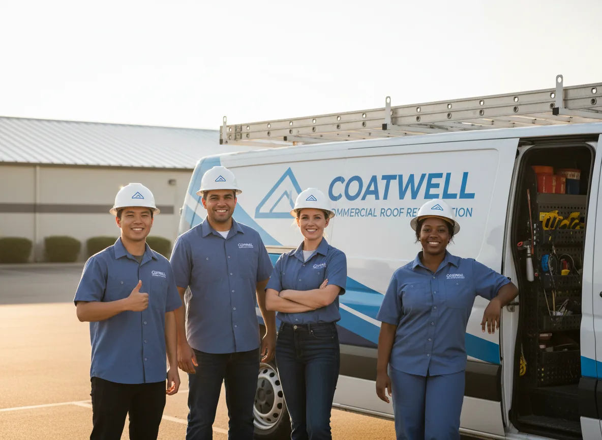 Commercial roof coating company in Delight, AR